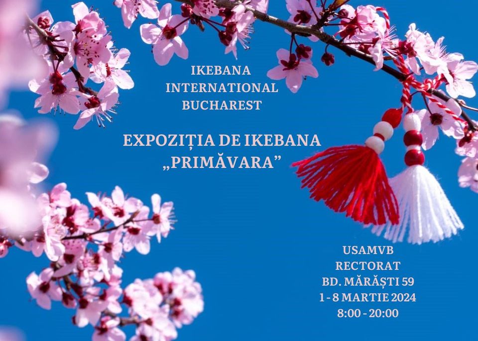 Expoziția de Ikebana a membrilor Asociației de Ikebana